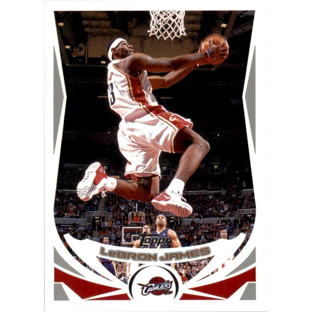 2004 Topps #23 LeBron James Cleveland Cavaliers Basketball Card